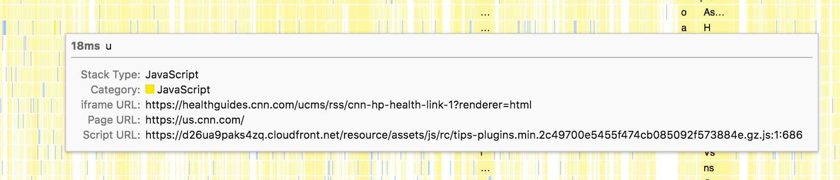 Screen shot of an iframe