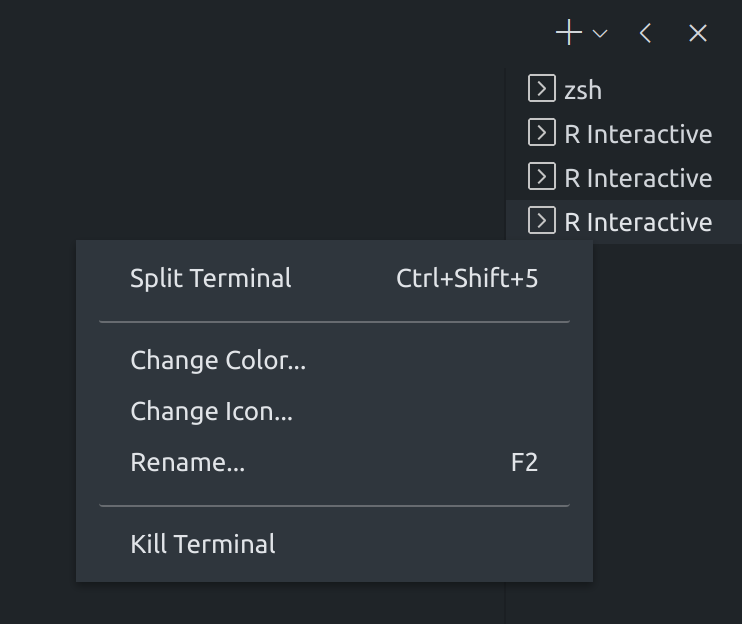 multiple R terminals