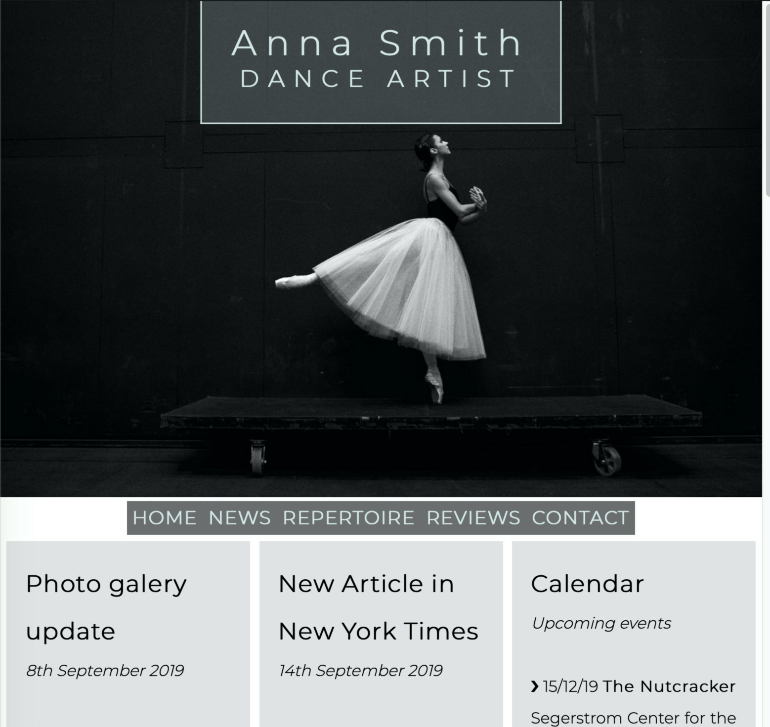 GitHub - j-galkiewicz/DanceWebsite: Dance artist portfolio website