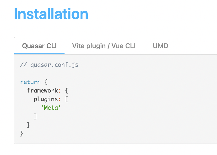 Meta does not work on server side · quasarframework quasar · Discussion ...