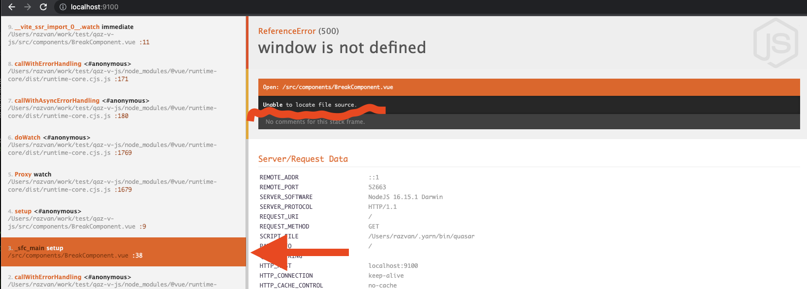 crash of ssr server · quasarframework quasar · Discussion #15563 · GitHub
