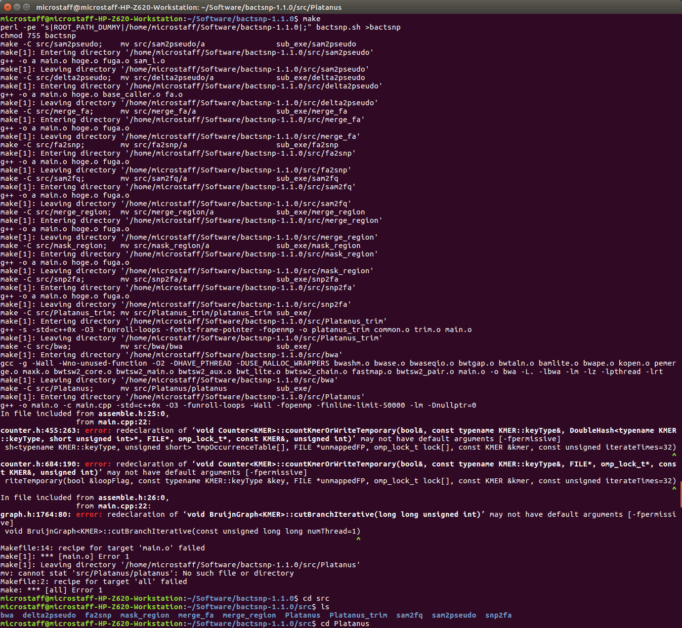 Error message when installing · Issue #2 · IEkAdN/BactSNP · GitHub