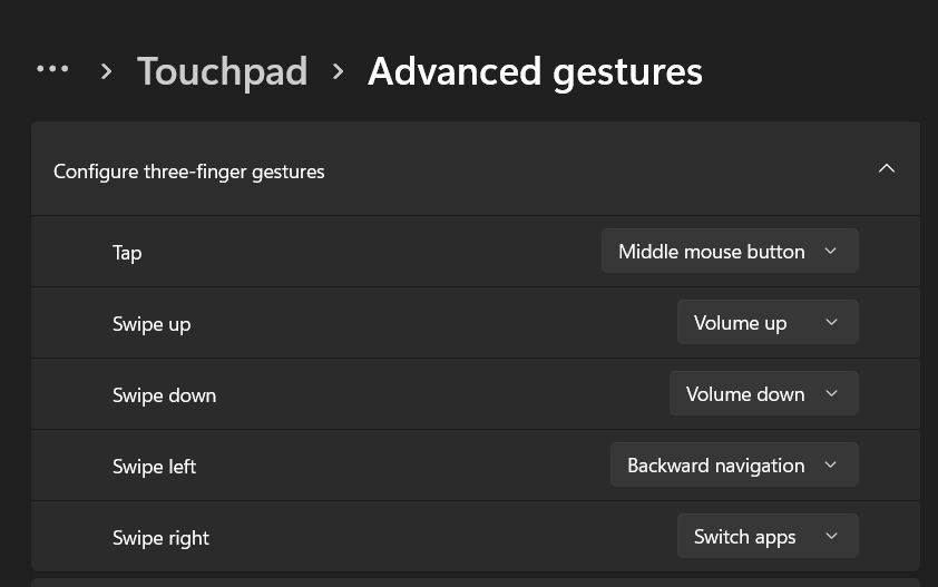 Bug Disabling brightness module breaks volume flyout for touchpad