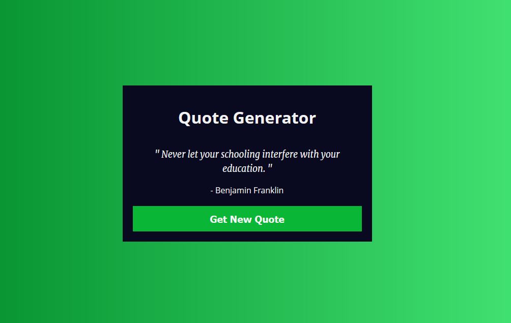 GitHub - frankiefab100/Quote-Generator: A simple react app that ...