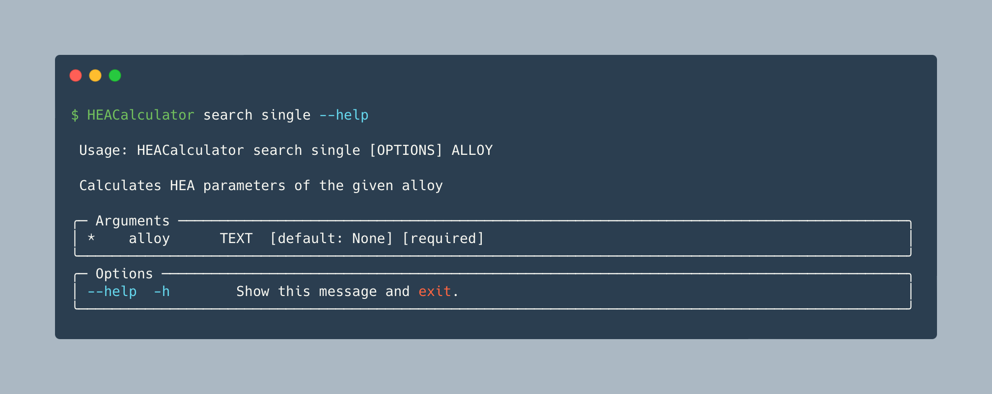 search single output