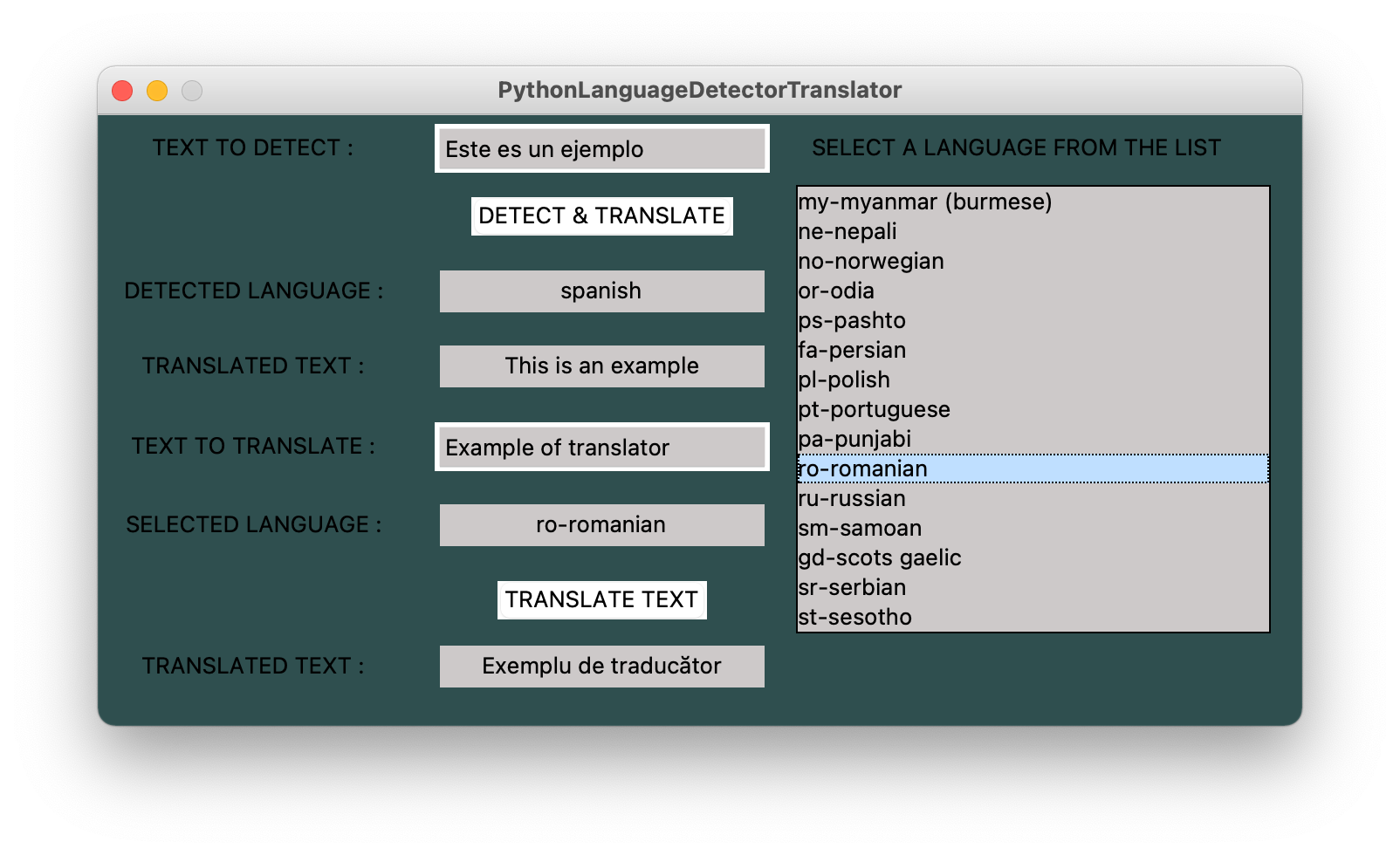 GitHub - abhijithwarrier/PythonLanguageDetectorTranslator: PYTHON GUI ...