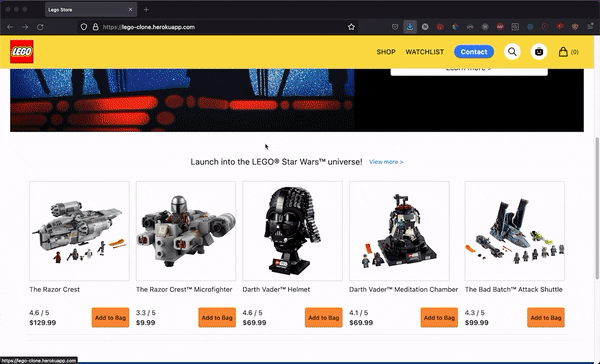 GitHub - nathankim137311/lego-store: Clone of the Lego website. Built ...
