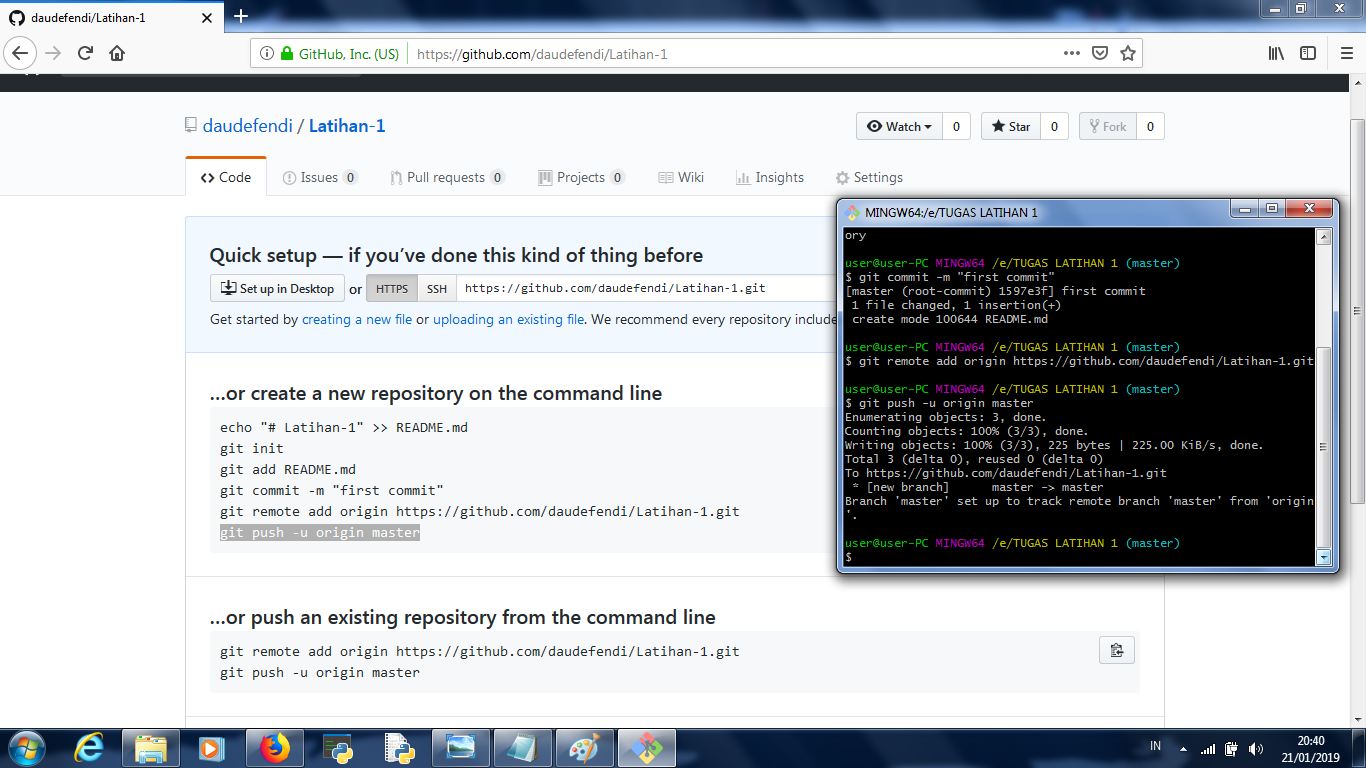 GitHub - daudefendi/Latihan-1