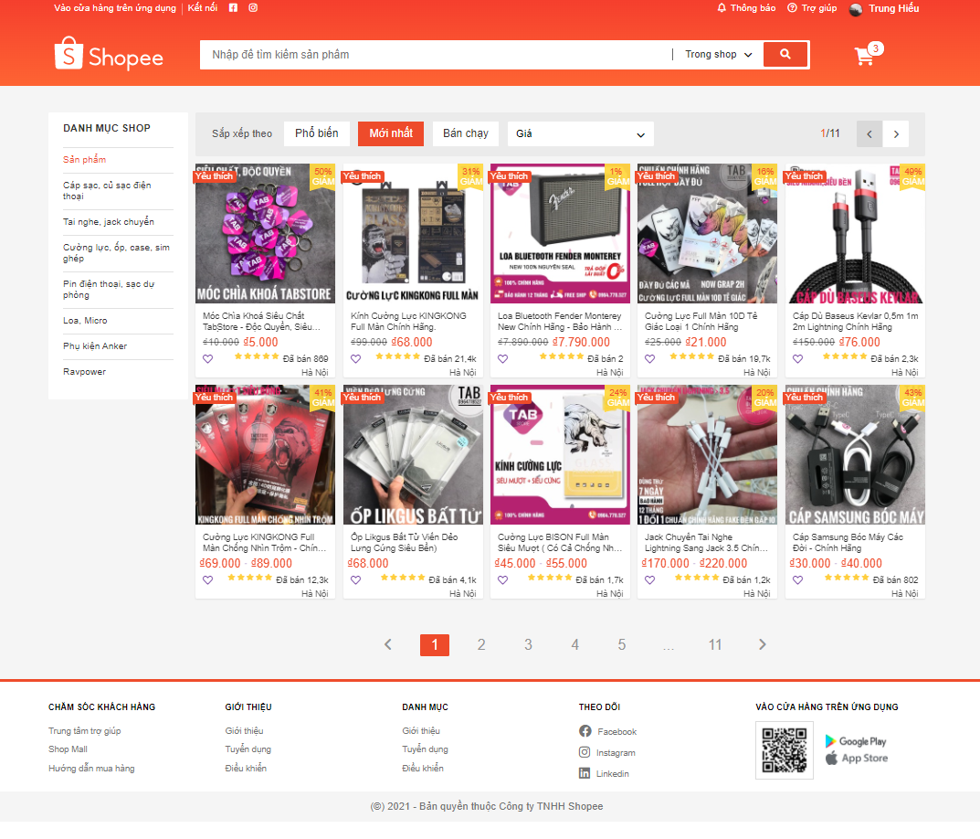 GitHub - hieucnt/Shopee-clone