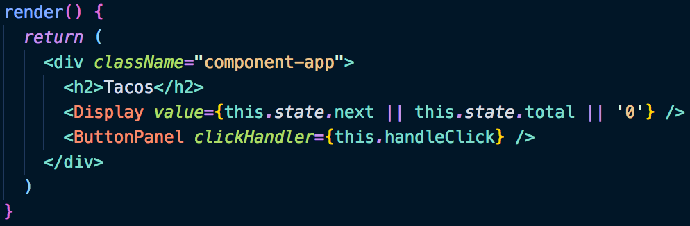 Color of text in JSX files is the same for html tags and whatever is ...