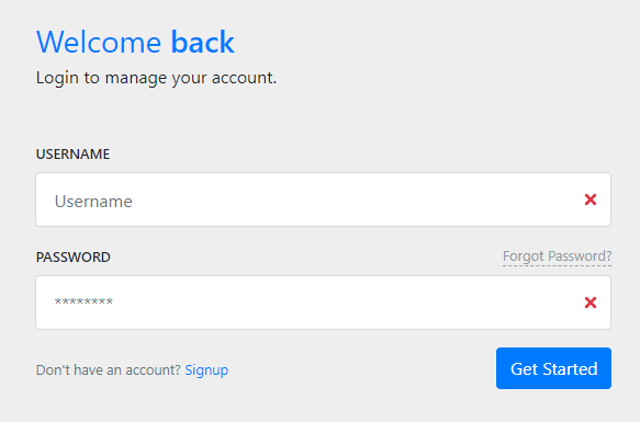 login