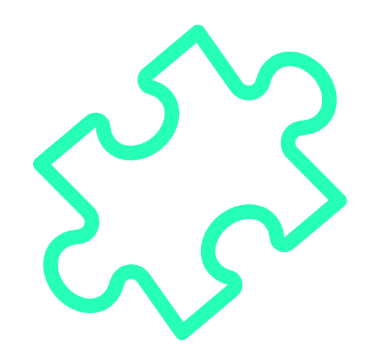 The green puzzle that represents Extension.js logo