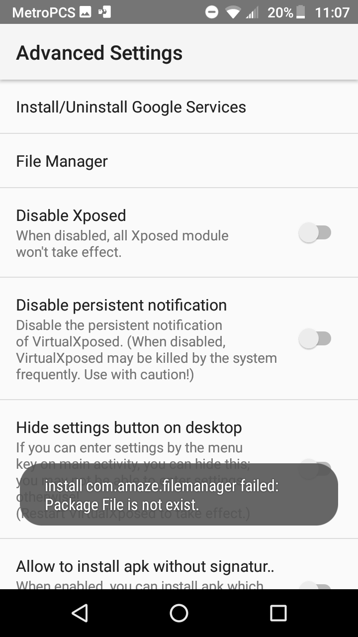 File System Error · Issue #701 · android-hacker/VirtualXposed · GitHub