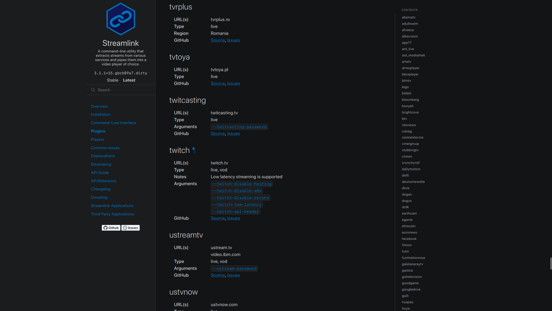 docs: replace plugin matrix with metadata comment block in each plugin ...