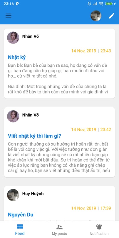 Github Huyhunhngc Diary Diary Project