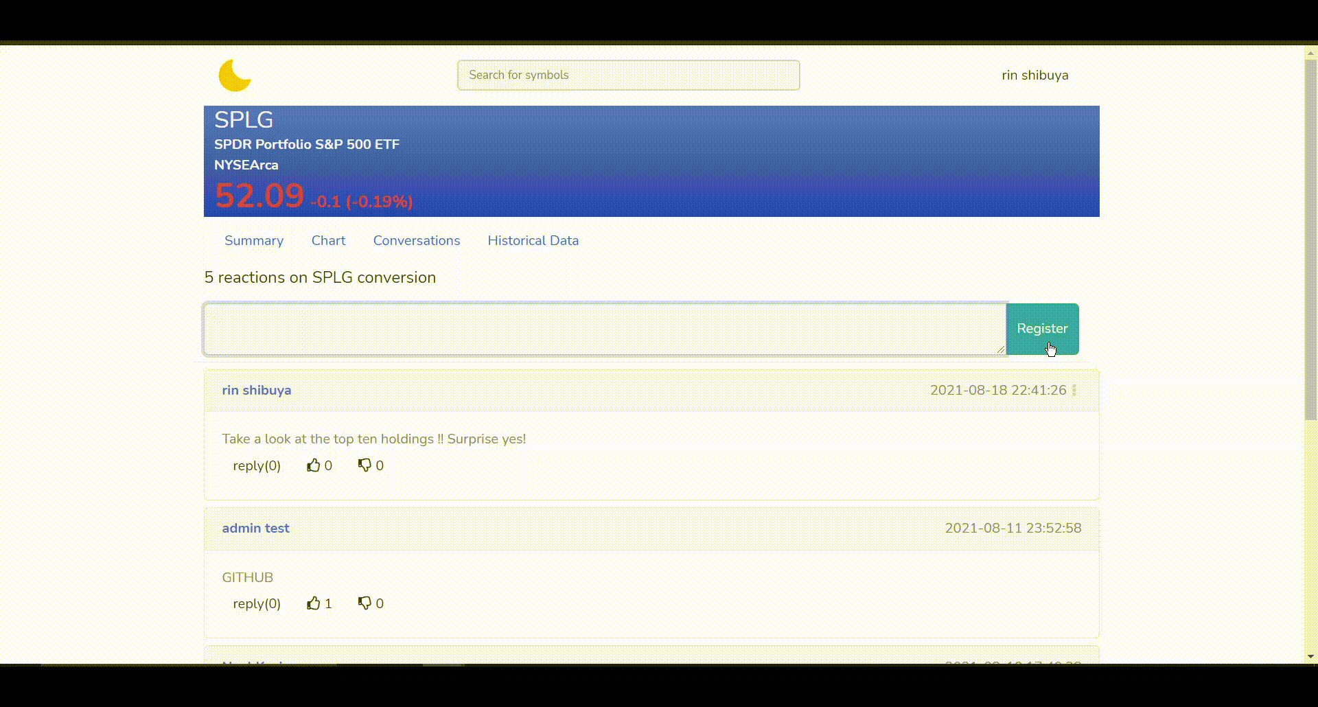 GitHub - M16Lukas/toTheMoon: tothemoon is a stock information clone ...