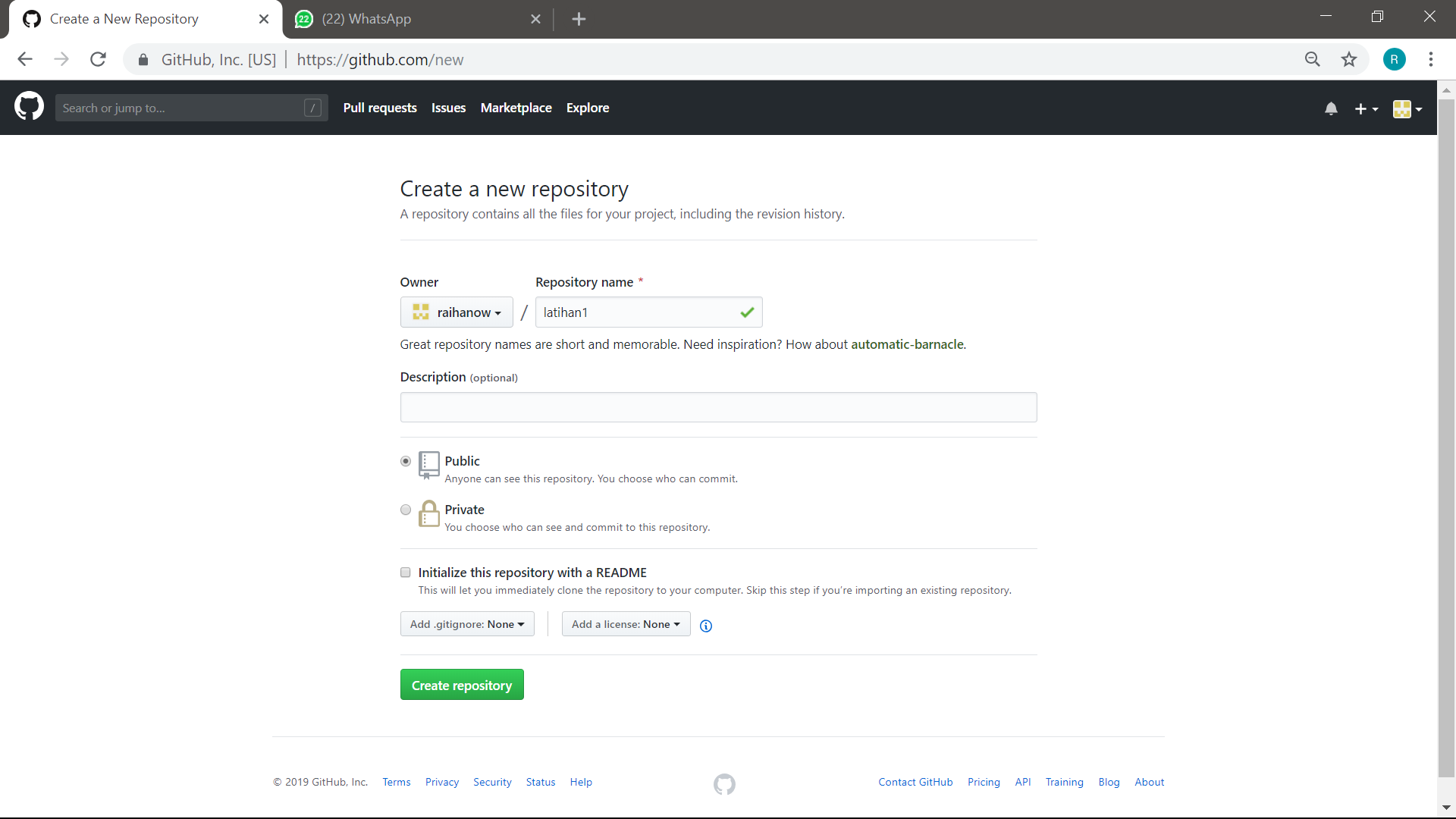 GitHub - raihanow/latihan1