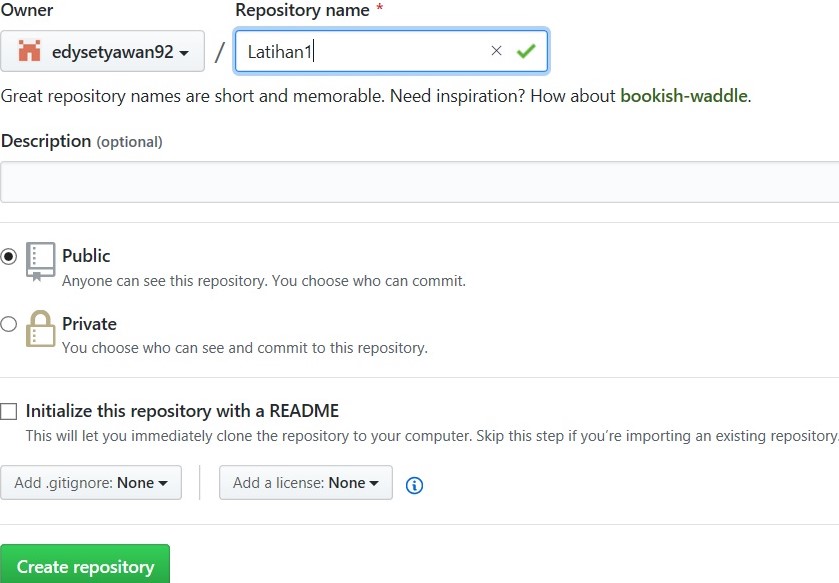 GitHub - edysetyawan92/Latihan1