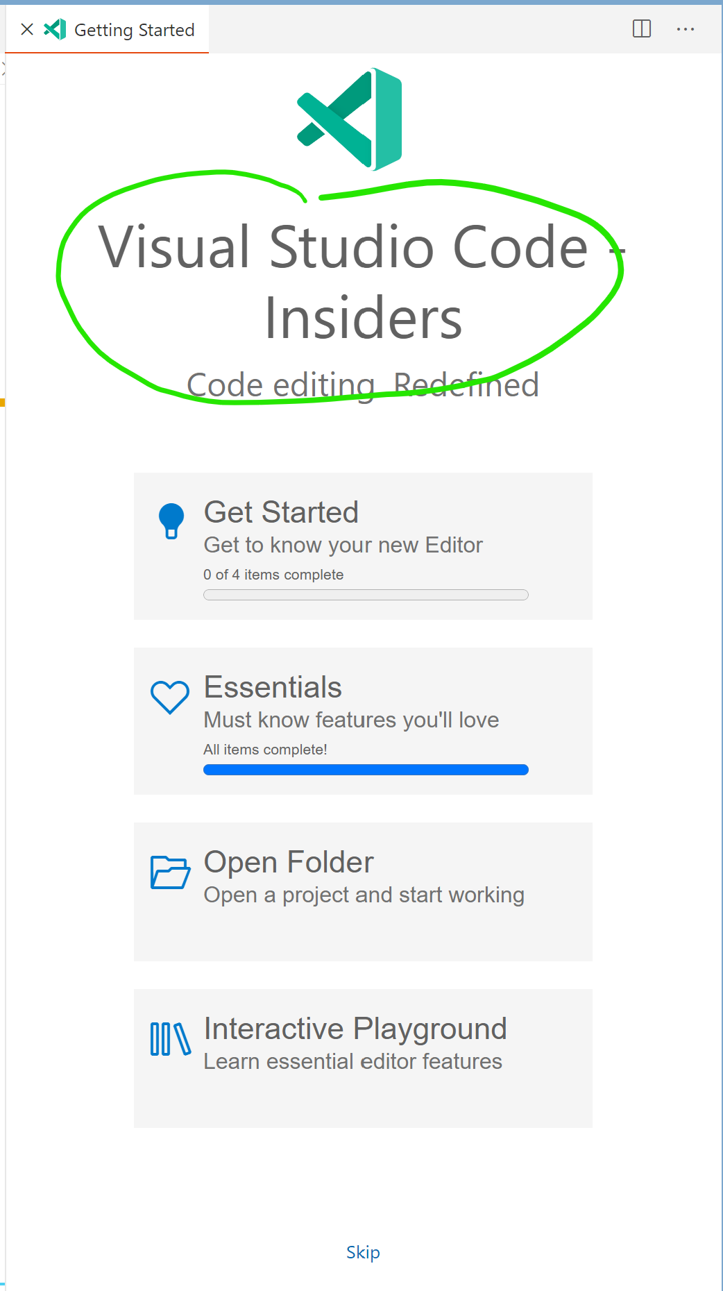 Collection of layout issues for Getting Started · Issue #111753 ...