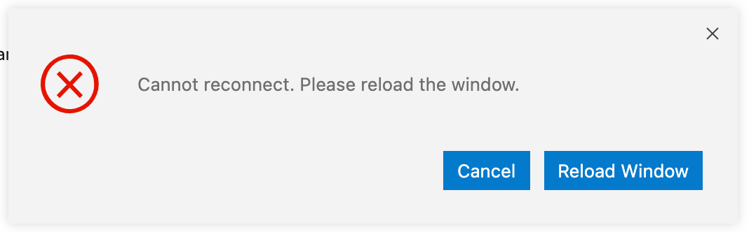 Can't reconnect to remote server after 2 hours · Issue #115502 ...