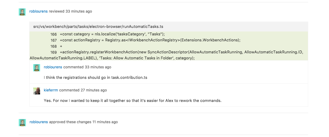 Allow to comment in threads on the overview page · Issue #741 ...