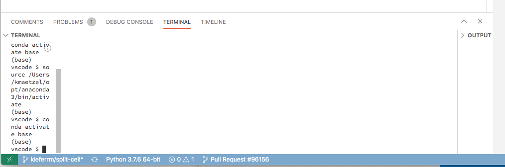 Terminal does not adapt its size · Issue #96586 · microsoft/vscode · GitHub