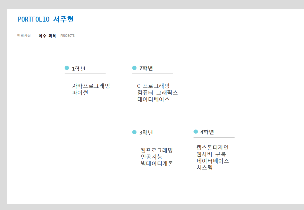 GitHub - JuHyeon-S/Portfolio