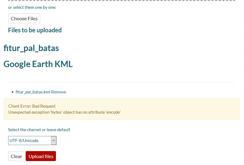Error Upload KML extension · Issue #6080 · GeoNode/geonode · GitHub