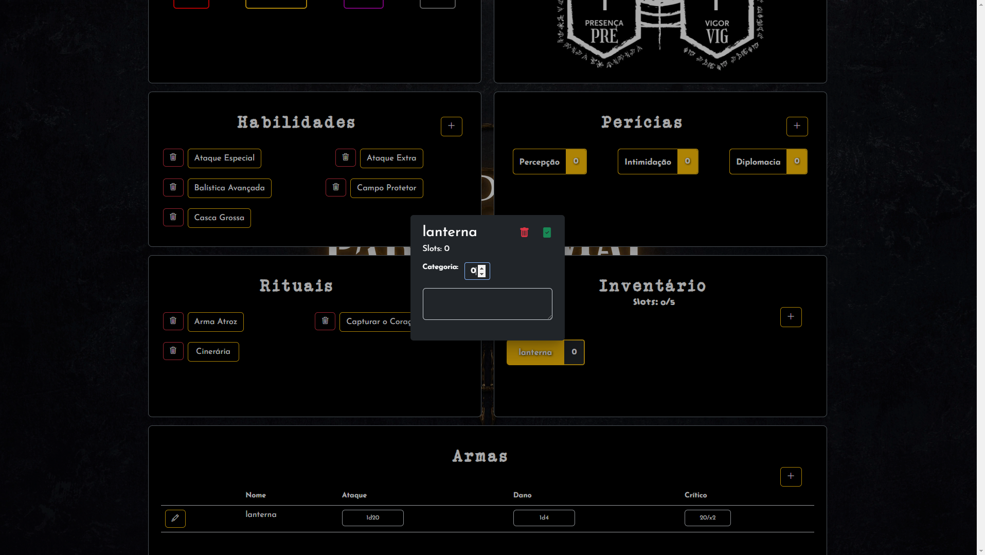 GitHub - OthavioH/RPG-System-frontend