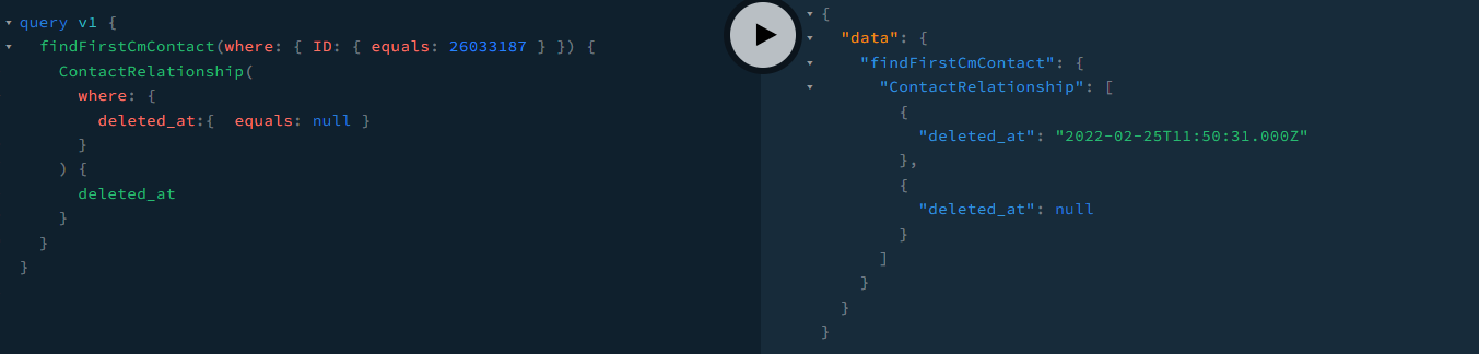 Generated queries not filtering with null values on relational table ...