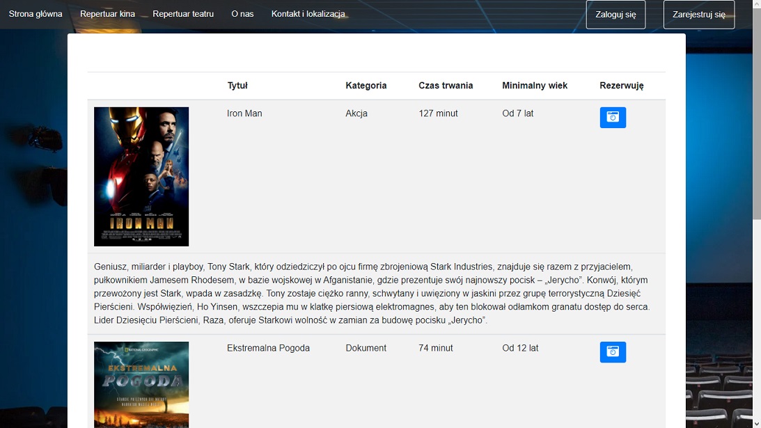 GitHub - xoogx/Cinema_booking_system: A web application written in Java ...
