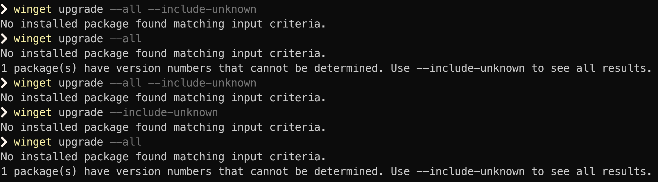 Winget Upgrade Not Working Correctly Issue 3517 Microsoft winget 