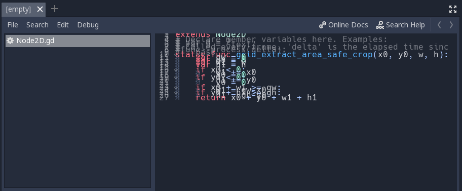 Negative line spacing