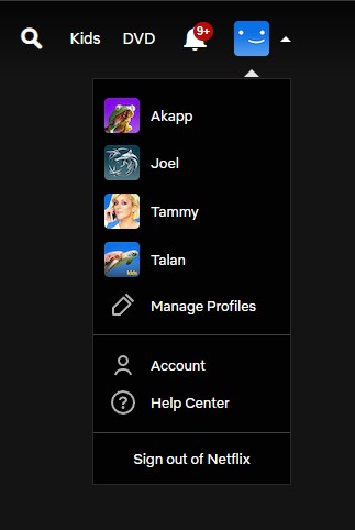 Netflix_Profile_Dropdown