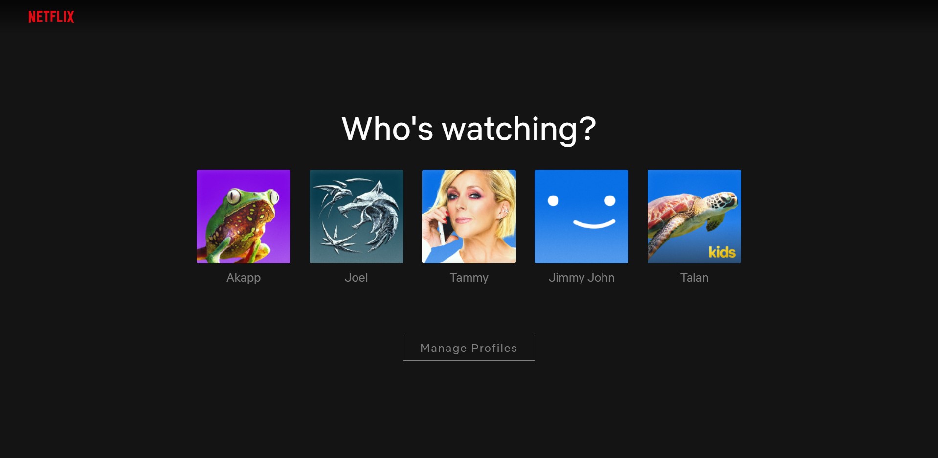 Netflix_Profiles_Manage