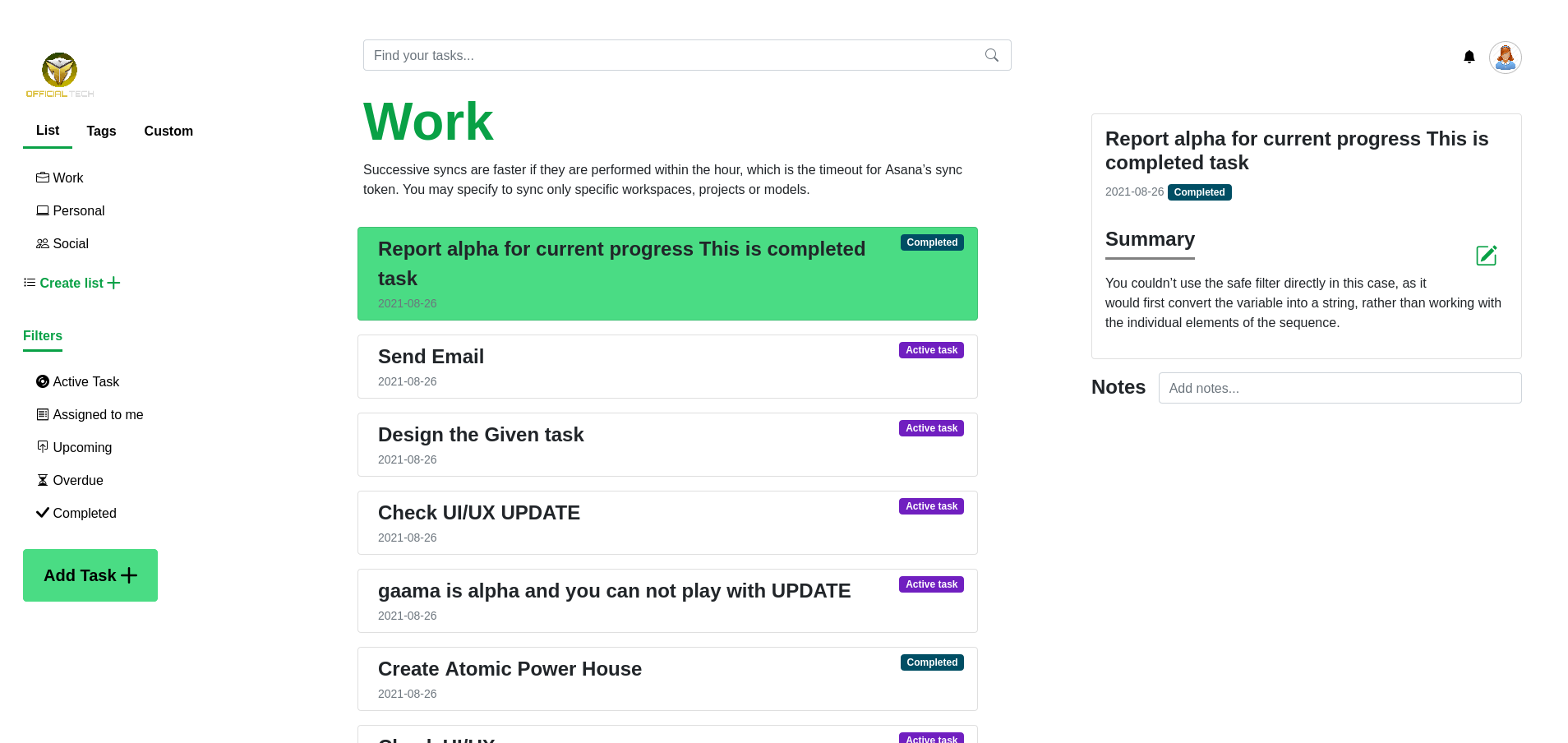 GitHub - officialtech/Todo: This is an ASANA API based Django fully ...