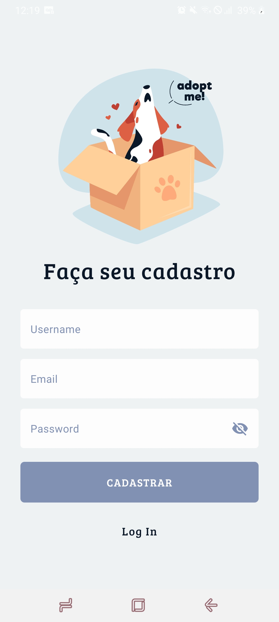 GitHub - anapaulalins/adoptme-app · GitHub