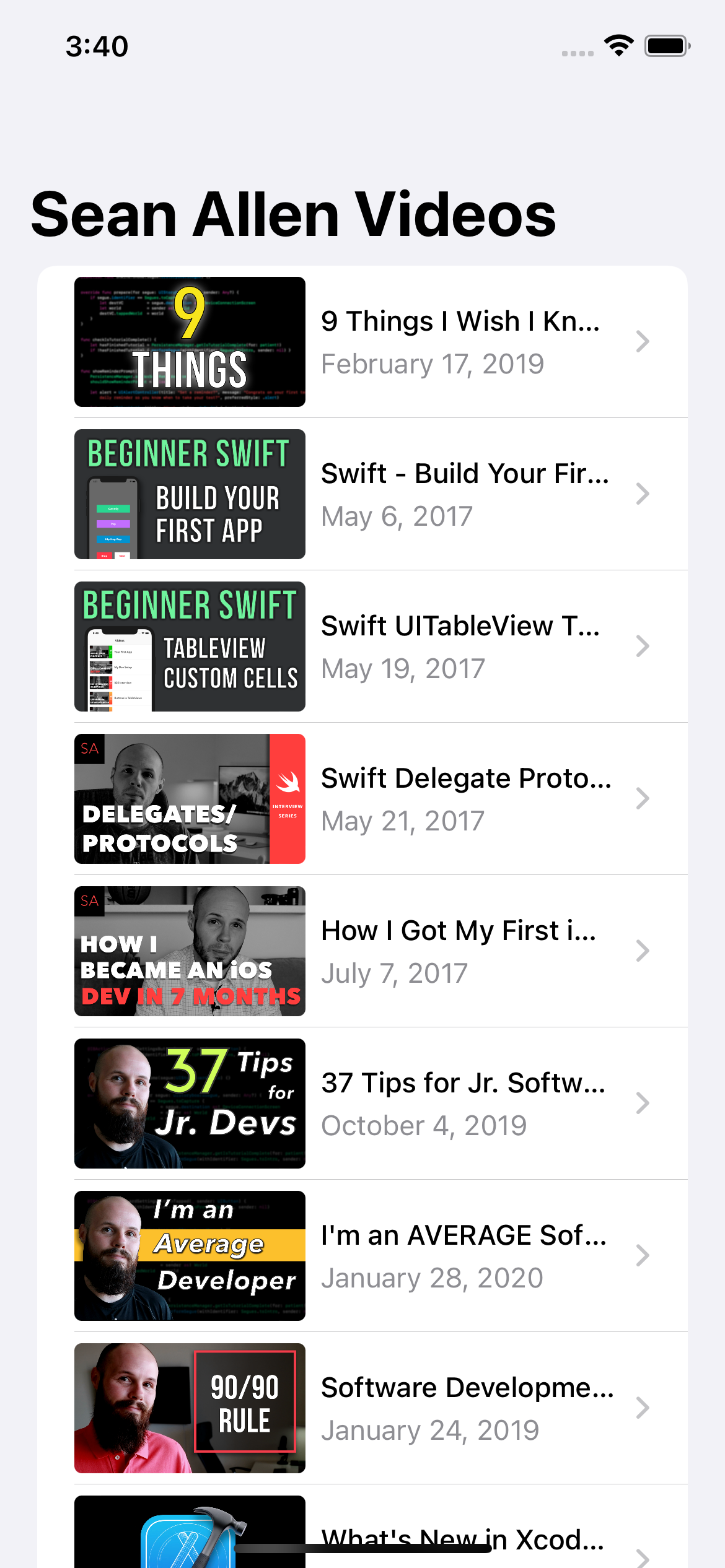 GitHub - simsekfurkan/VideoListApp