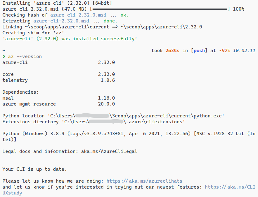 `az` command from `azure-cli` package fails to launch · Issue #3197 ...
