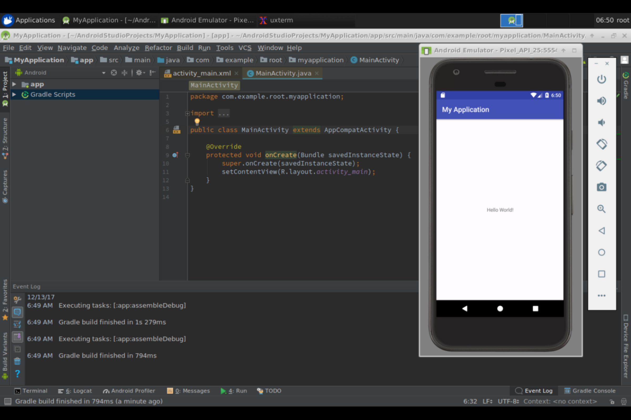 android studio run emulator from docker