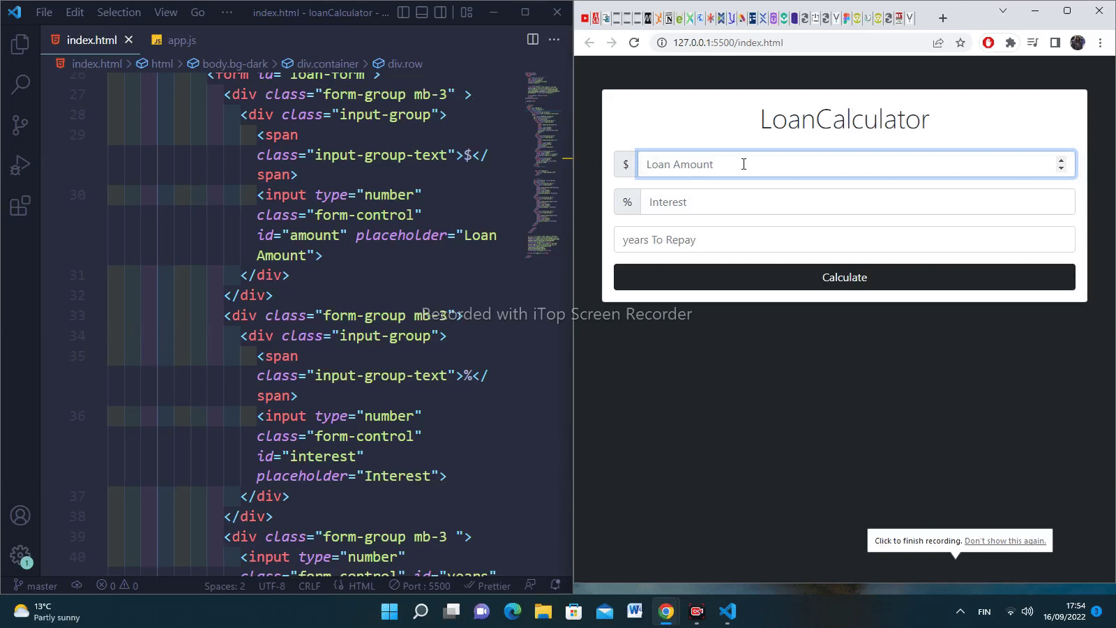 GitHub - Danilegend/LoanCalculator: which is coded with JavaScript