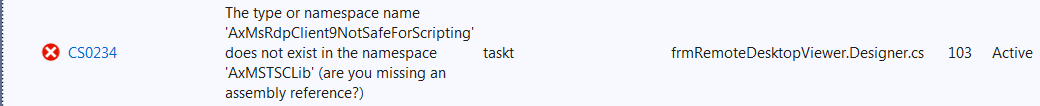 VS 2019 build problem · Issue #129 · saucepleez/taskt · GitHub