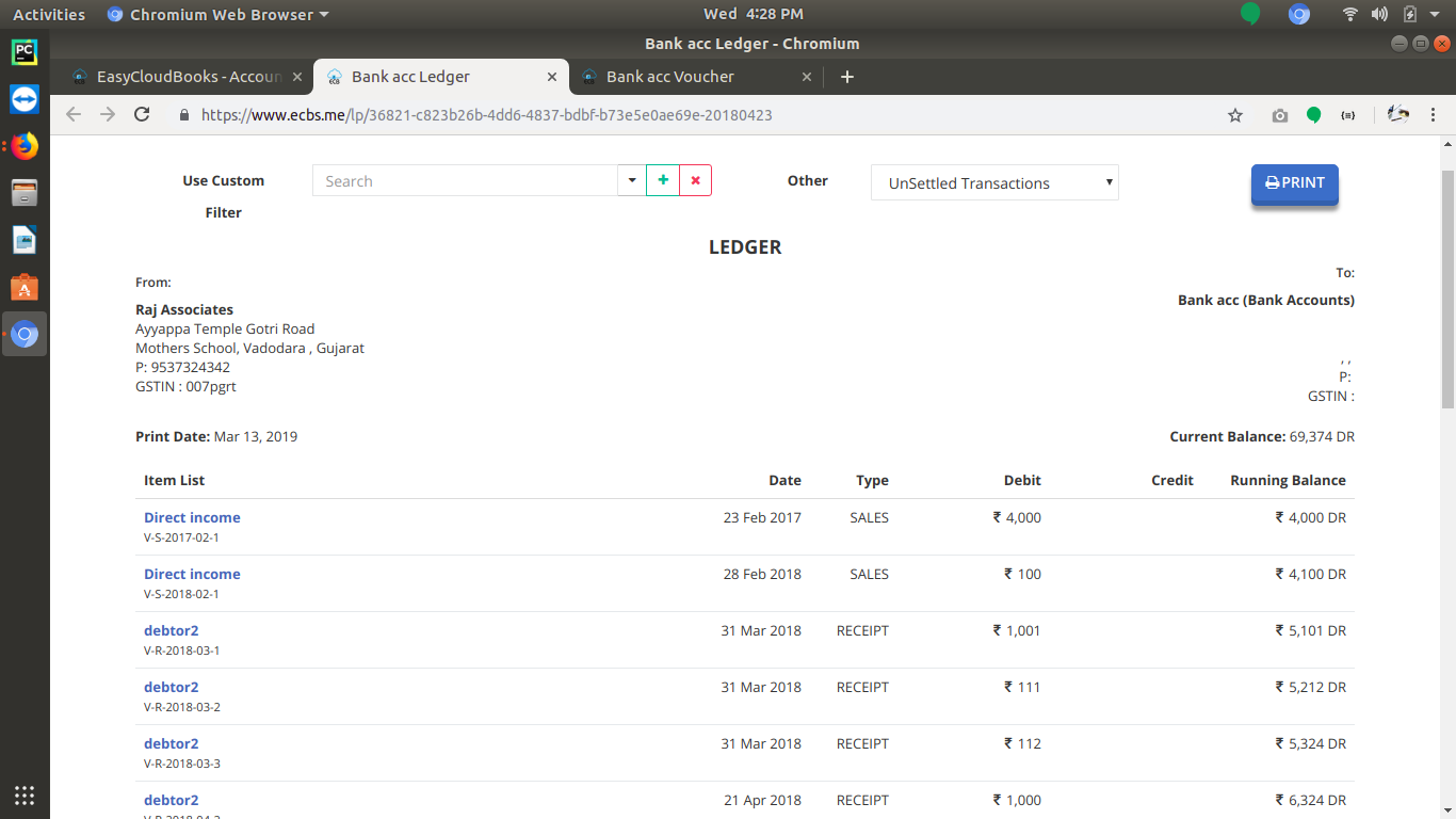 Few details are missing on print view of ledger. · Issue #151 ...