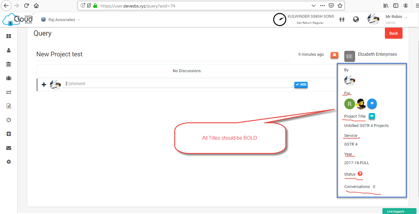 Query Page UI Issues · Issue #295 · EasyCloudConsultants/EasyCloudBooks ...