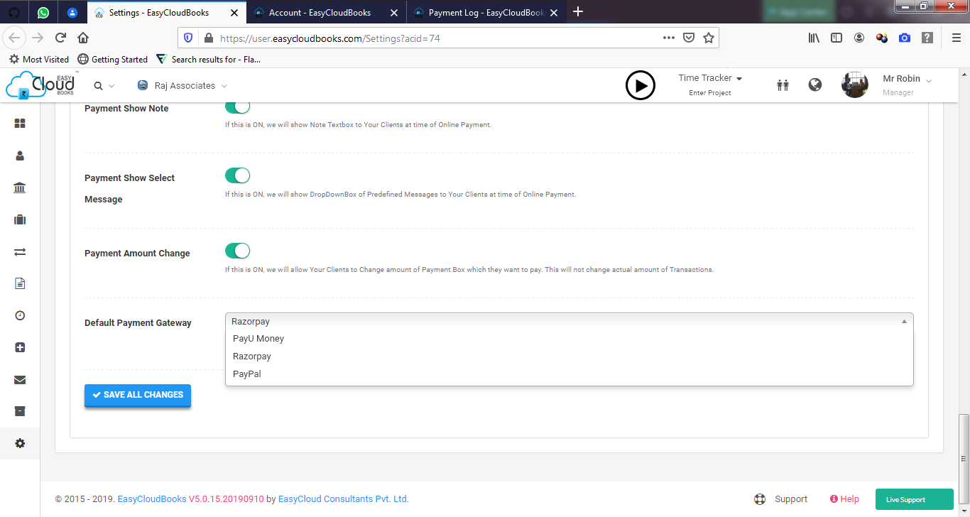 Online Payment Setting bug · Issue #695 · EasyCloudConsultants ...