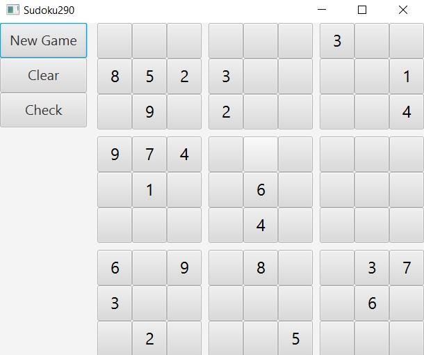 GitHub - DaryaShyroka/Sudoku290: Sudoku game created in Java for CSC290
