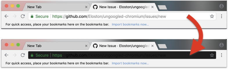 Unreadable Address Bar in macOS Mojave Dark Mode · Issue #525 ...