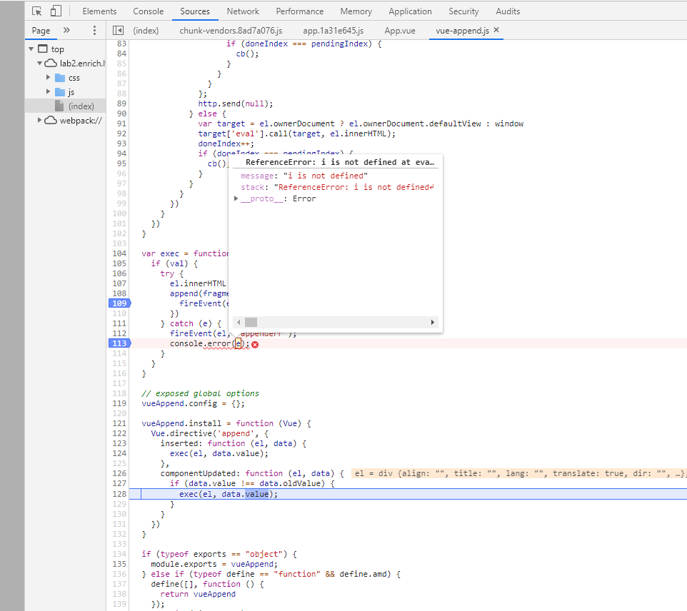 run script from src tag · Issue #3 · hacke2/vue-append · GitHub