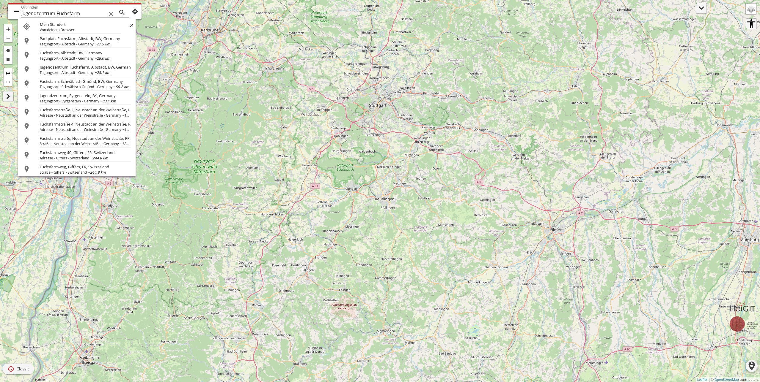 Giscience Map Geocoding seems broken? · Issue #172 · GIScience/ors-map-client · GitHub