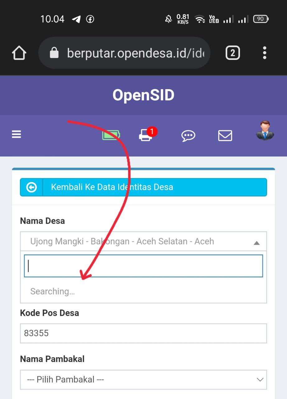 Identitas Desa: Sediakan Input Manual Data Desa Jika Server Pantau ...